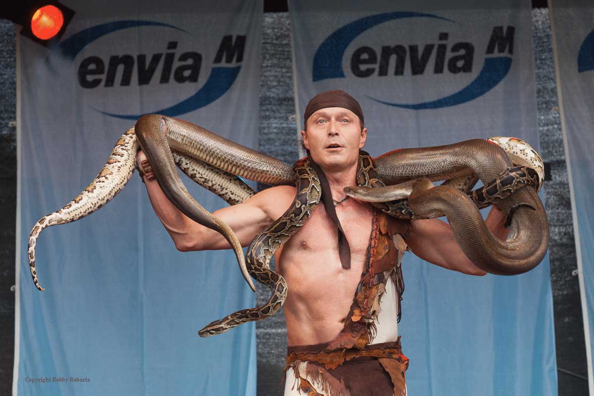 Dschungelshow mit Robaria Show Dschungelshow mit Robaria-Show